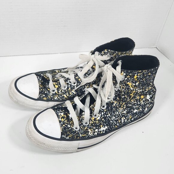 Converse Chuck Taylor All Star High Top Multi Black Canvas Sneaker Women's 6.5 - Picture 3 of 7
